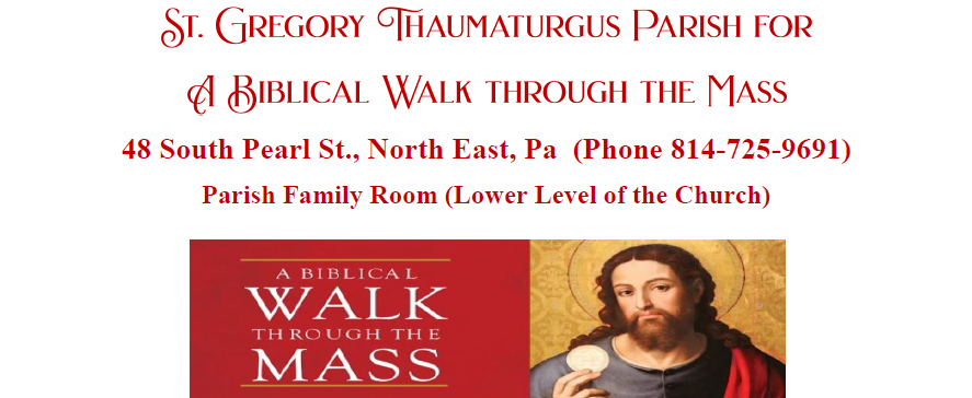 A Biblical Walk Through The Mass